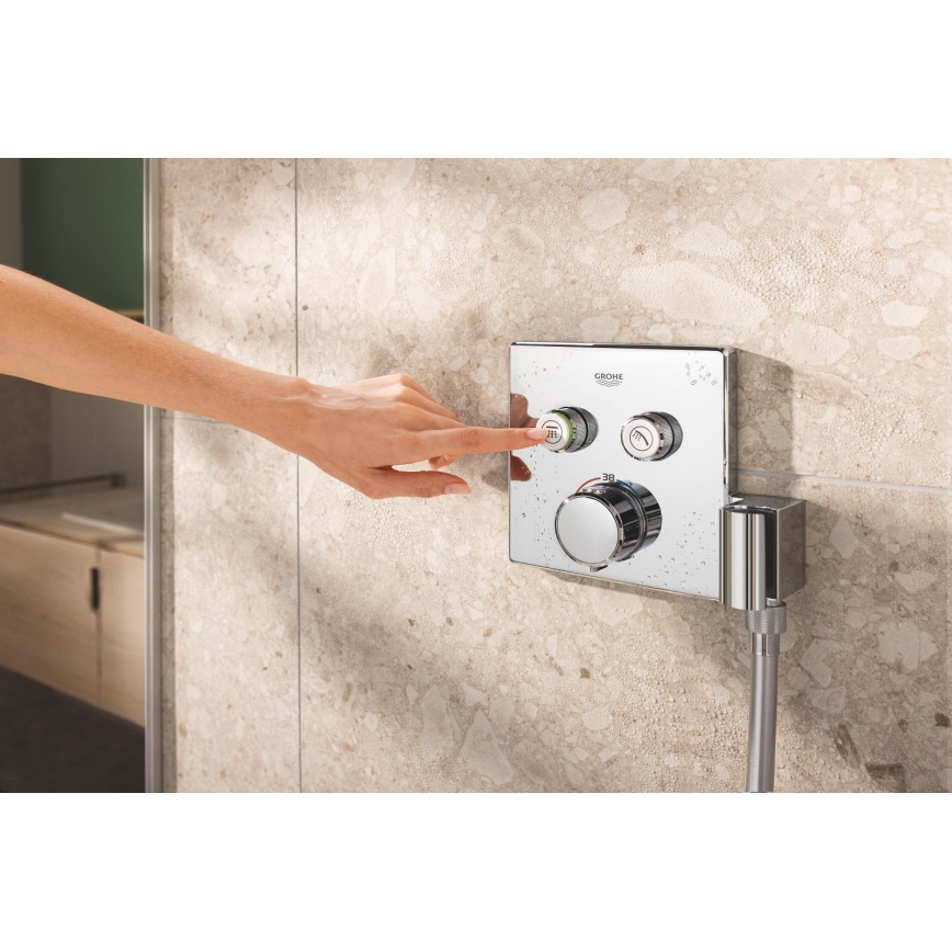 GROHE 34876000 - Système de douche PRECISION SMARTCONTROL 310 × 310 mm chromé
