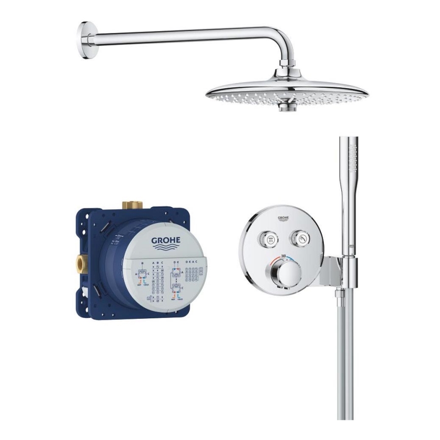 GROHE 34878000 - Système de douche PRECISION SMARTCONTROL 260 mm chromé brillant