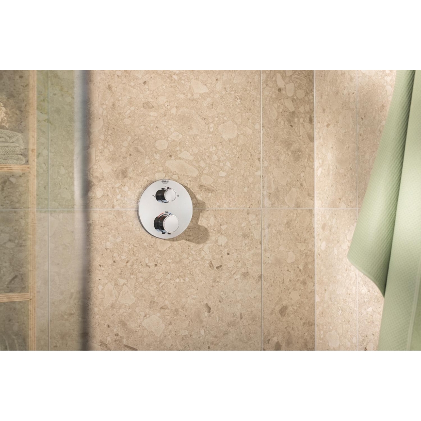 GROHE 34880000 - Ensemble de douche avec mitigeur encastré GROHTHERM SMARTCONTROL chrome brillant