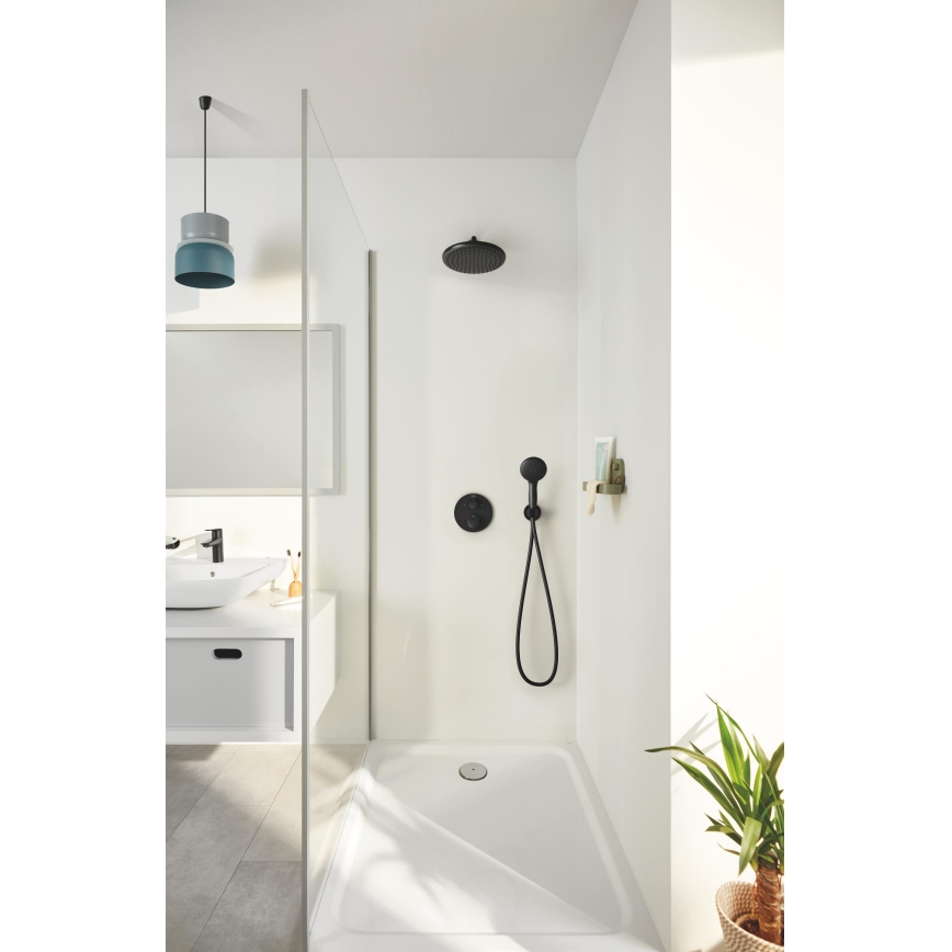GROHE 348832430 - Ensemble de douche VITALIO START 250 mm noir