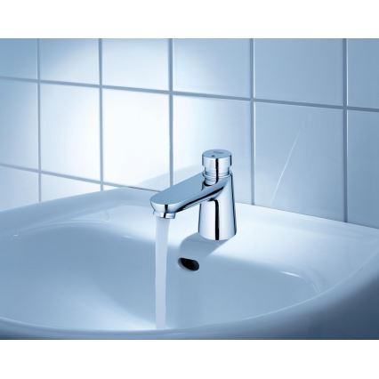 GROHE 36265000-Robinet auto-fermable sur colonnette EUROECO COSMOPOLITAN T DN 15 chromé