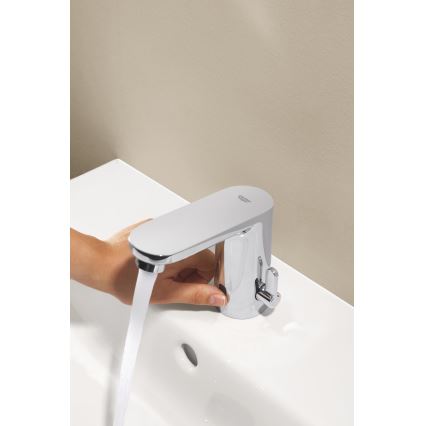 GROHE 36366002 - Mitigeur électronique pour lavabo GET E, chromé brillant