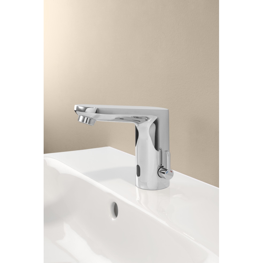 GROHE 36366002 - Mitigeur électronique pour lavabo GET E, chromé brillant