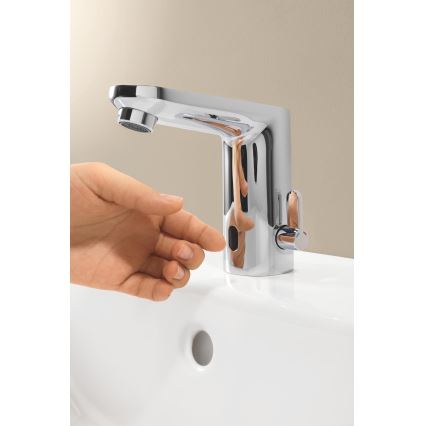 GROHE 36366002 - Mitigeur électronique pour lavabo GET E, chromé brillant