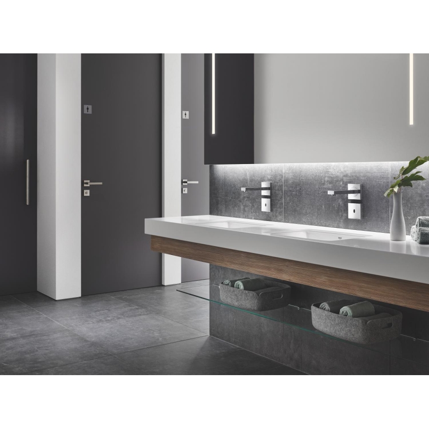 GROHE 36442000 - Robinet électronique infrarouge EUROCUBE E chromé brillant