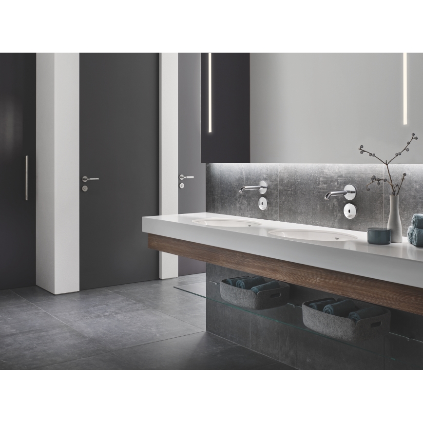 GROHE 36447000 - Robinet électronique à capteur infrarouge ESSENCE E 182 mm, chrome brillant