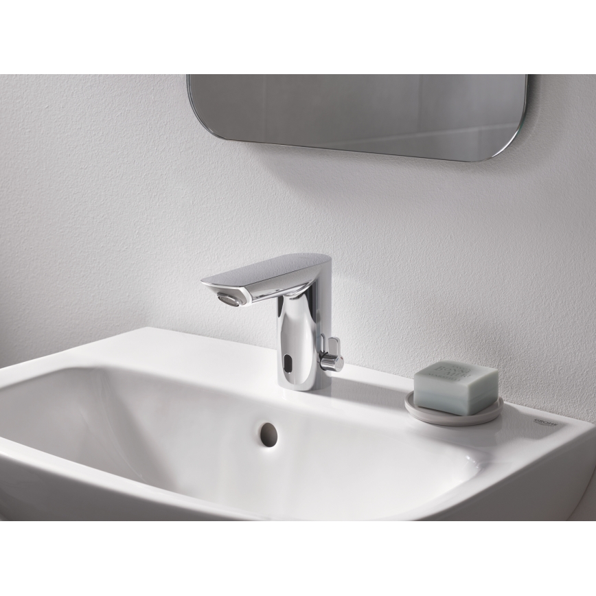 GROHE 36451000 - Mitigeur électronique pour lavabo BAU COSMOPOLITAN E, chrome brillant