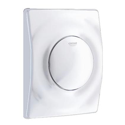 GROHE 37018SH0 - Plaque de commande SURF 116 × 144 mm blanche