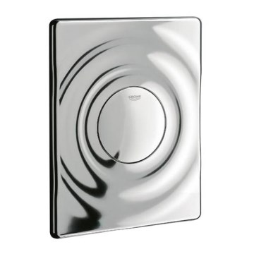 GROHE 37063000 - Plaque de déclenchement SURF 156 × 197 mm chrome brillant