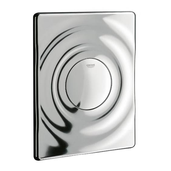 GROHE 37063000 - Plaque de déclenchement SURF 156 × 197 mm chrome brillant