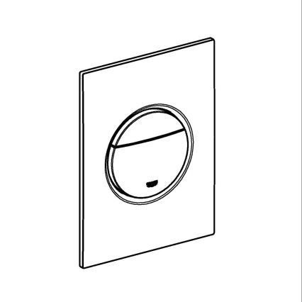 GROHE 37601P00 - Plaque de commande NOVA COSMOPOLITAN S 130 × 172 mm chromée