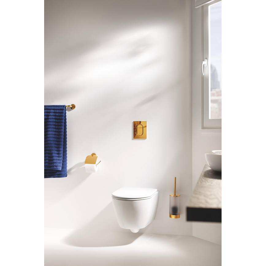 GROHE 37624GL0 - Plaque de commande ARENA COSMOPOLITAN S 130 × 172 mm dorée