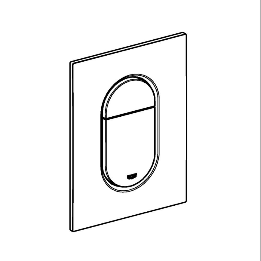 GROHE 37624SH0 - Bouton de commande ARENA COSMOPOLITAN S 130 × 172 mm blanc