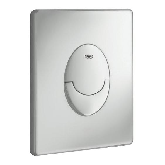 GROHE 38505P00 - Plaque de commande SKATE AIR 156 × 197 mm, chrome mat