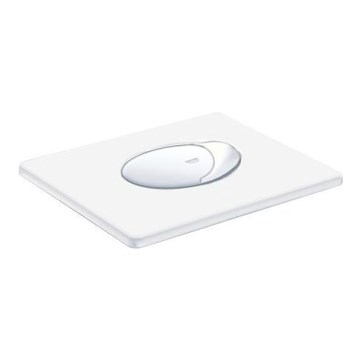 GROHE 38506SH0 - Plaque de commande de chasse d'eau SKATE AIR 156 × 197 mm blanche