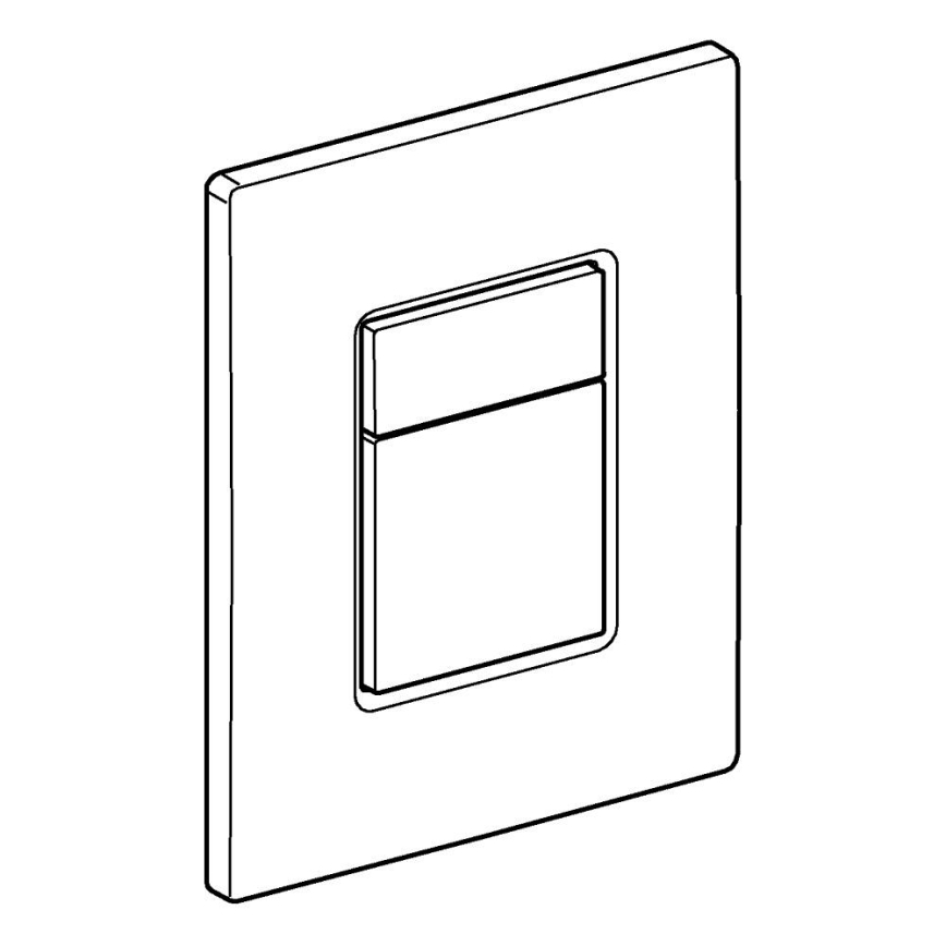 GROHE 38732AL0 - Plaque de commande SKATE COSMOPOLITAN 156 × 197 mm graphite