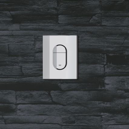 GROHE 38844000 - Plaque de commande de chasse ARENA COSMOPOLITAN 156 × 197 mm chrome