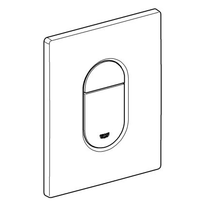 GROHE 38844SH0 - Plaque de commande ARENA COSMOPOLITAN 156 × 197 mm blanche