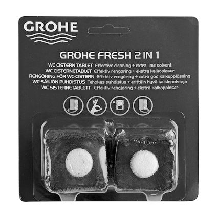 GROHE 38882000 - Tablettes WC FRESH mousse gélifiée/blanc