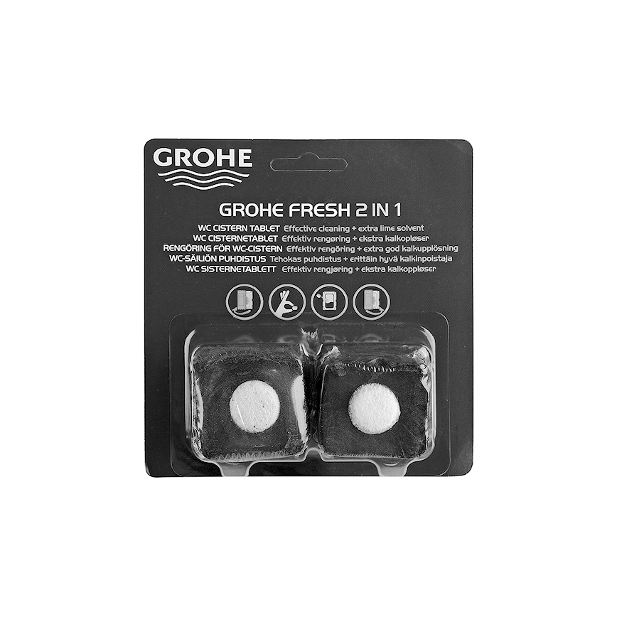 GROHE 38882000 - Tablettes WC FRESH mousse gélifiée/blanc