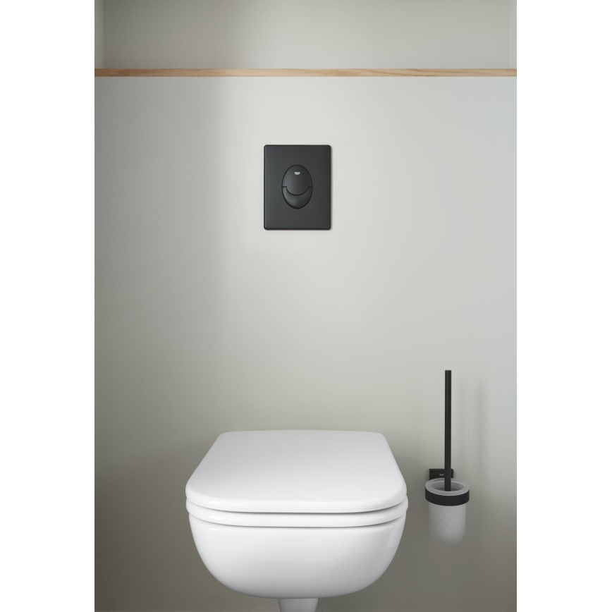 GROHE 389642430 - Plaque de déclenchement START 156 × 197 mm noire