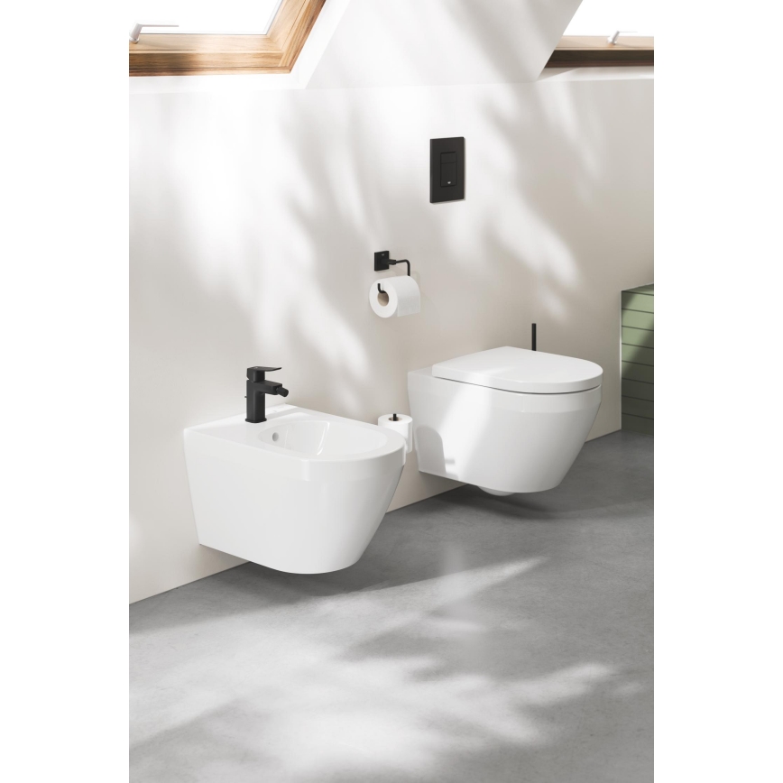 GROHE 389662430 - Plaque de commande de chasse d'eau EVEN 156 × 197 mm noire