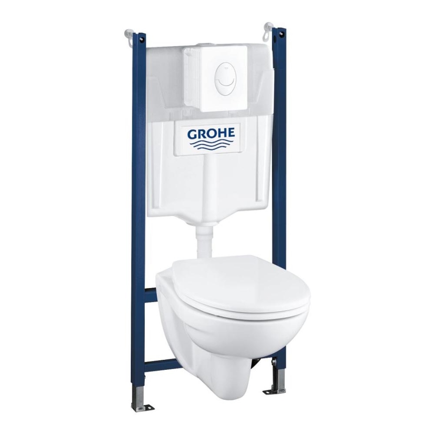 GROHE 39116000 - Ensemble 4 en 1 SOLIDO COMPACT 1,13 m blanc Duro