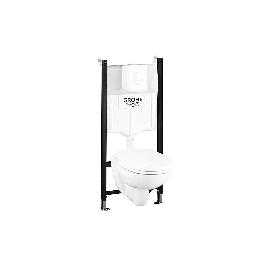 GROHE 39116000 - Ensemble 4 en 1 SOLIDO COMPACT 1,13 m blanc Duro