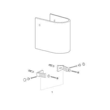 GROHE 39201000 - Demi-colonne EURO CERAMIC 210 × 300 × 322 mm céramique/blanc