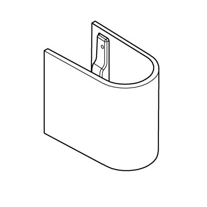 GROHE 39201000 - Demi-colonne EURO CERAMIC 210 × 300 × 322 mm céramique/blanc