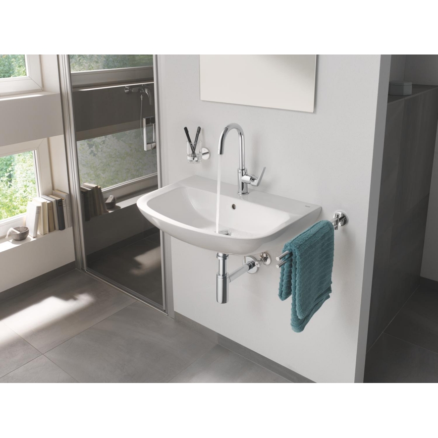 GROHE 39420000 - Lavabo mural BAU CERAMIC 646 × 468 mm céramique/blanc