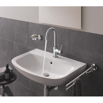 GROHE 39421000 - Lavabo mural suspendu BAU CERAMIC 609 × 442 mm céramique/blanc