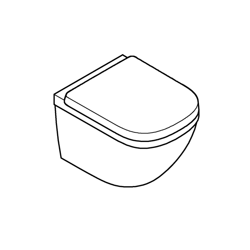 GROHE 39693000 - WC compact suspendu EURO CERAMIC avec Triple Vortex 53 l céramique/blanc