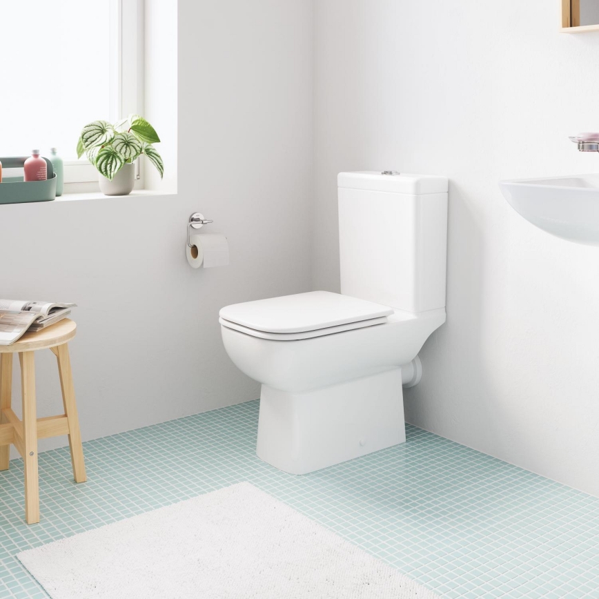 GROHE 39814000 - Ensemble WC combiné START EDGE 825 × 557 × 384 mm céramique/blanc Duro