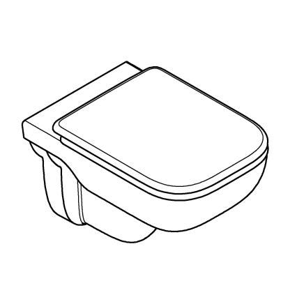 GROHE 39815000 - WC suspendu START EDGE 53,8 x 36,5 cm blanc durable