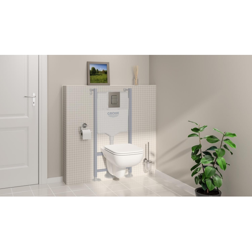 GROHE 39816000 - Ensemble pour WC SOLIDO COMPACT 1,13 m céramique/blanc