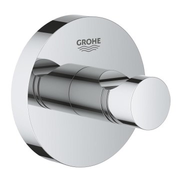 GROHE 40364001 - Crochet pour peignoir de bain ESSENTIALS, finition chrome brillant