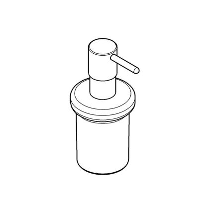 GROHE 40394001 - Distributeur de savon liquide ESSENTIALS 160 ml chrome brillant