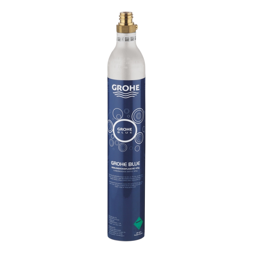 GROHE 40422000 - Cartouche CO2 425 g pour GROHE BLUE (4 pièces) en inox