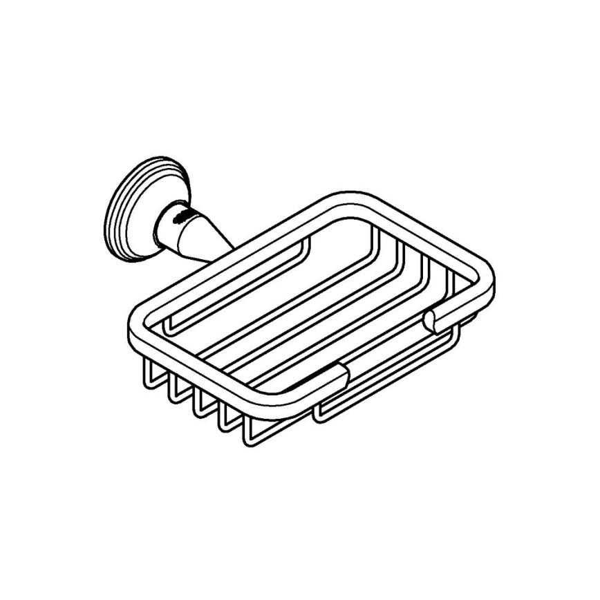 GROHE 40659001 - Étagère d'angle ESSENTIALS AUTHENTIC chrome poli