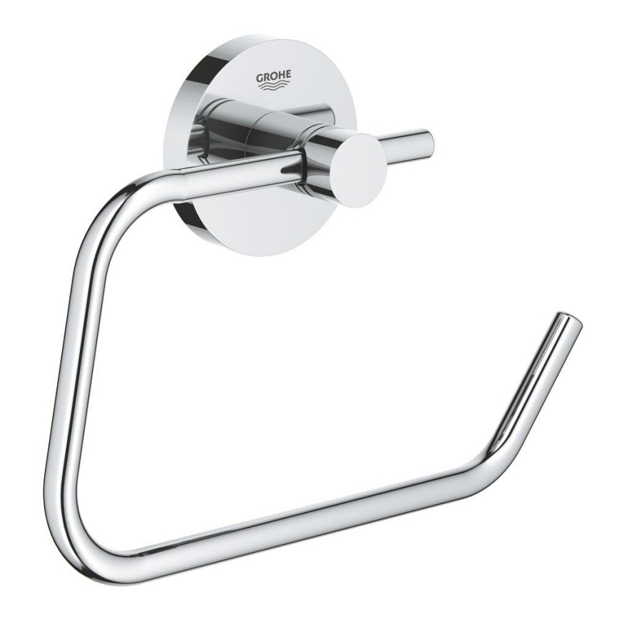 GROHE 40689001 - Porte-papier toilette ESSENTIALS chrome brillant