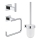 GROHE 40757001 - Ensemble d'accessoires ESSENTIALS CUBE chrome brillant
