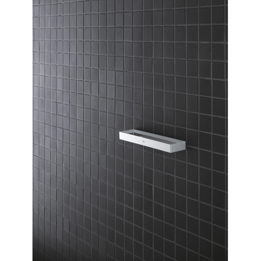 GROHE 40766000 - Porte-serviettes SELECTION CUBE 25 × 6 × 1,5 cm chromé brillant