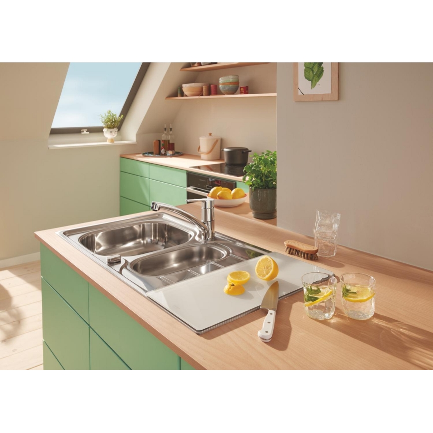 GROHE 40786L00 - Tablette en verre 450 × 240 × 19 mm blanche