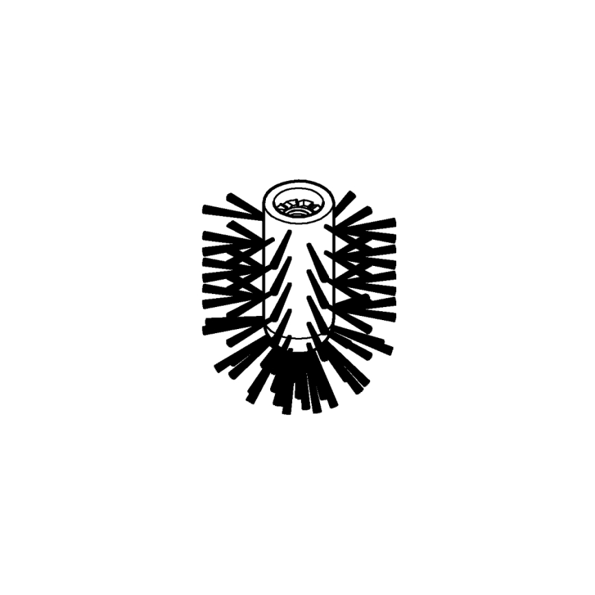 GROHE 40791001 - Brosse de rechange ESSENTIALS blanche