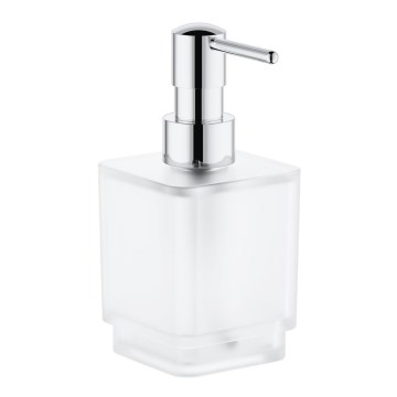 GROHE 40805000 - Distributeur de savon liquide SELECTION CUBE 300 ml chrome poli