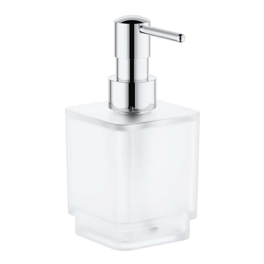 GROHE 40805000 - Distributeur de savon liquide SELECTION CUBE 300 ml chrome poli