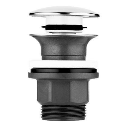 GROHE 40824000 - Ensemble de vidage en chrome poli