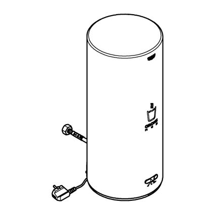 GROHE 40831001 - Réservoir RED 7 L en acier inoxydable