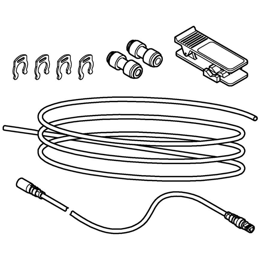 GROHE 40843000 - Kit de rallonge BLUE chromé brillant